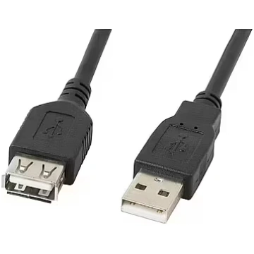 Lanberg USB-A Extension Cable, 3m, Black (CA-USBE-