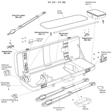 Viola case Idea 3.4 Bottom nail Viola cases - mūzi