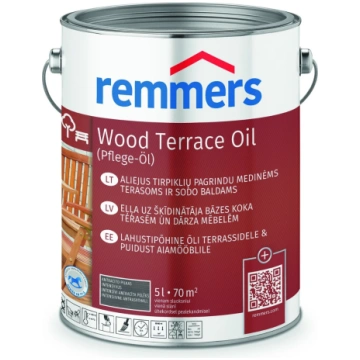 Eļļa koka terasēm REMMERS 5L, Grafīta