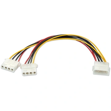 Lindy Power Adapter, 5,25" Power Male to 2 x 5,25"