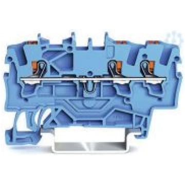 3-kontaktu spaile, 2201-1304, 1.5 (2,5) mm2, zila,