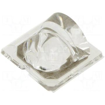LED lens | square | plexiglass PMMA | Mounting: ad
