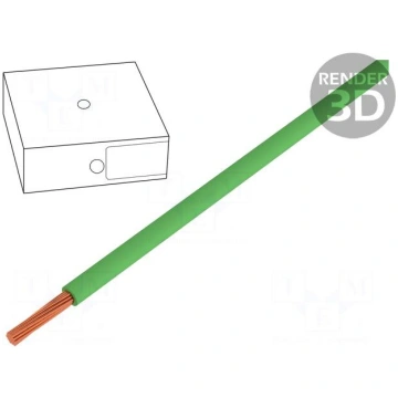 Wire | H07V-K | stranded | Cu | 1.5mm2 | green | P