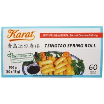 Spring rolls with vegetable Tsingtao Mini, frozen,