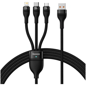 Baseus Flash Series 3in1 USB-C + micro USB + Light