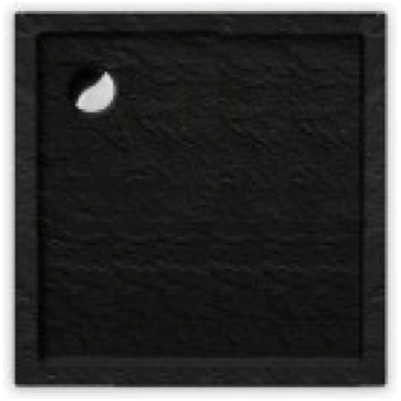 Dušas paliktnis Roth Flat Stone 100x100x5 antracīt