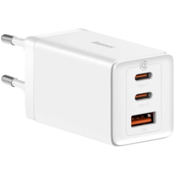 Lādētājs Baseus GaN5 Pro White 65W (CCGP120202)