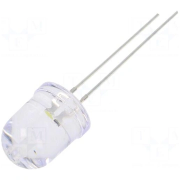 LED | white | 10mm | candle light effect,blinking 