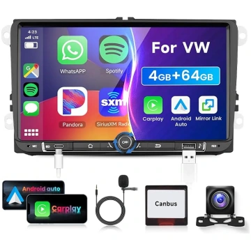 4G 64G VECHTEL 9 collu autoradio VW Golf 5 6 Polo