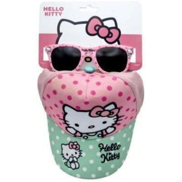 Hello Kitty saulesbrilles un cepures komplekts