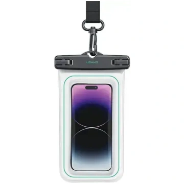 USAMS ūdensizturīgs maciņš 6.7" IP68 balts FSD1302