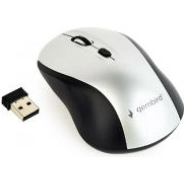 Bezvadu datorpele MUSW-4B-02-BS, USB, AAA, Pelēka/