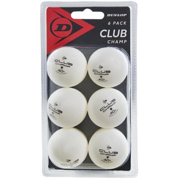 Galda tenisa bumbiņas Dunlop Club Champ, 6 gab., b