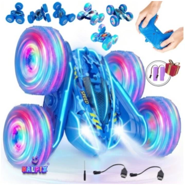 Halpix 4WD RC Stunt Car – tālvadības triku auto