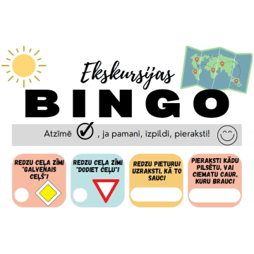 Ekskursijas BINGO Pamatskola