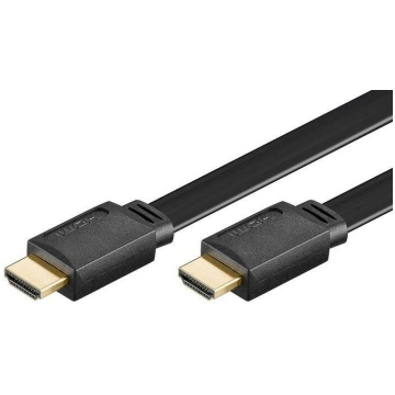 High Speed HDMIā„¢ flat-cable with Ethernet, gold-