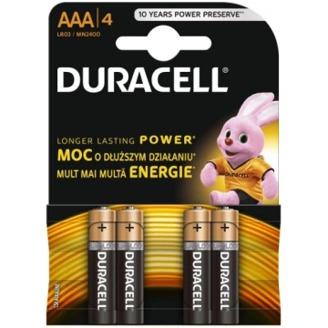 Duracell MN2400 AAA Duracell+ baterijas DURACELL B