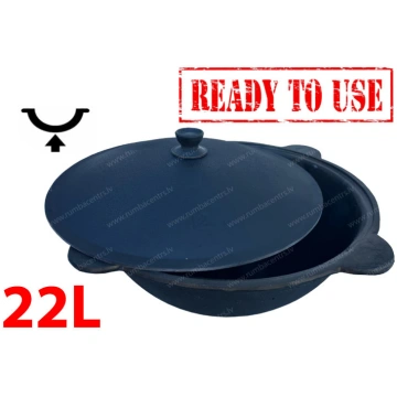 Čuguna uzbeku kazans 22L Ready to use