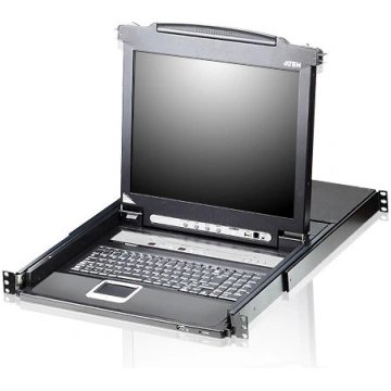 ATEN KVM 8 port LCD LED 17"" + keyboard + touchpad