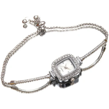 "TIMELESS GRACE" BRACELET WATCH - Silver
