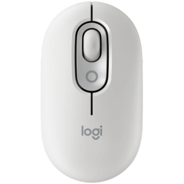 LOGITECH POP Mouse with emoji - OFF-WHITE - BT - E