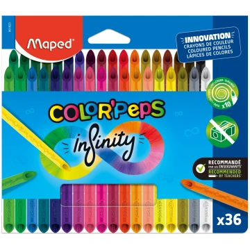 Zīmuļkrāsas MAPED Infinity Innovation 36 krāsas