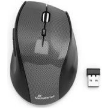 MOUSE USB OPTICAL WRL 5-BUTTON/BLACK MROS207 MEDIA
