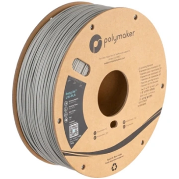Poly Polymaker PolyLite LW-PLA 1,75mm 0,80kg Grey 