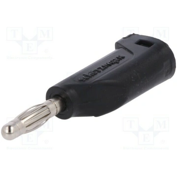 Laboratory connector: 4mm banana; plug; 32A; 33VAC