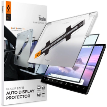 Spigen Glas.tR EZ Fit ekrāna aizsargstikls Tesla M