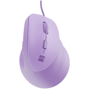 Natec CRAKE 2 PRO - vertical mouse - USB - purple 