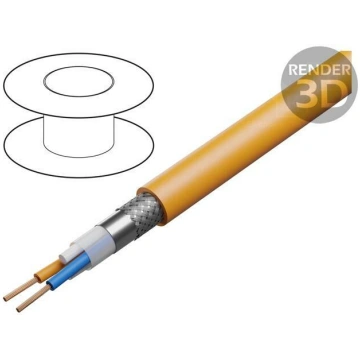 Wire; 1x2x18AWG; stranded; Cu; Al foil,tinned copp