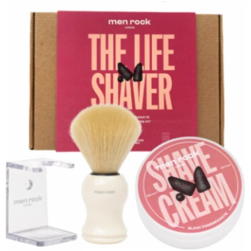 The Life Shaver Black Pomegranate Essential Shavin