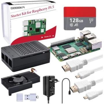 GeeekPi Starter Kit for Raspberry Pi 5 8GB, Komple