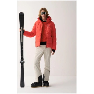 Frost padded ski jacket with seamless neck warmer 