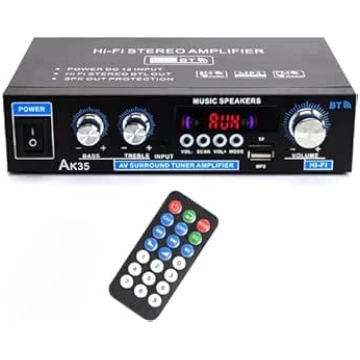 WOOPKER AK35 HiFi Amplifier, Bluetooth 5.0 Mini Am