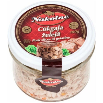 Cūkgaļa želejā 180g, GPU Nākotne