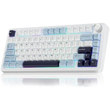 AULA F75 PRO mehāniskā spēļu tastatūra, 2,4 GHz/Ty