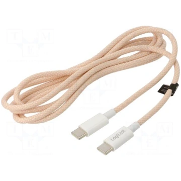 Cable | USB 2.0 | USB C plug,both sides | 1.5m | p