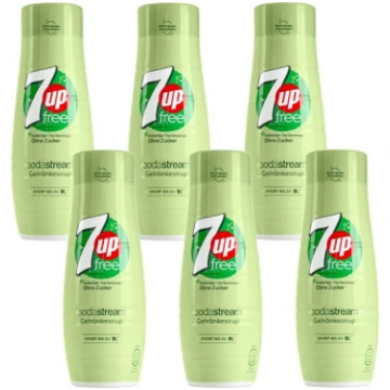 SodaStream 7UP Free Zero cukura sīrups x6
