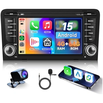 4G + 64G Android auto radio Audi A3 8P RS3 S3 2003