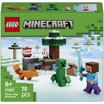 LEGO® Minecraft® Stīva piedzīvojums taigā