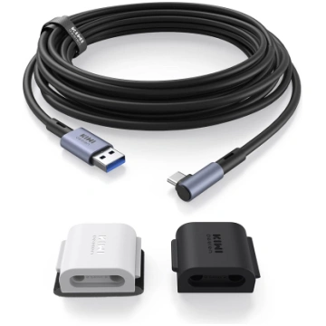 KIWI Design Link Cable 5m with Cable Clip, Compati
