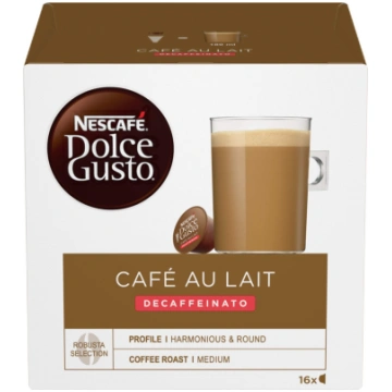 Dolce Gusto Cafe Au Lait Decaffeinated Coffee Caps