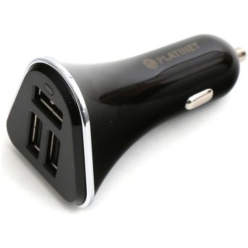 Platinet automašīnas lādētājs + kabelis 3xUSB 5200