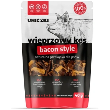 UNISZKI Pork bite – dog treat – 40 g EB636477118