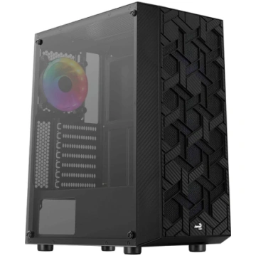 Aerocool Hive-G-BK-v3 Midi Tower Melns | AEROPGS-H