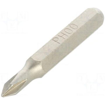 Screwdriver bit | Phillips | PH00 | Socket size: 4