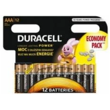 Duracell LR03 AAA Batteries - 12 Pack (50003942033