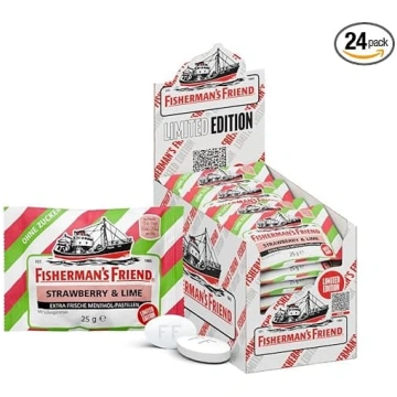 Fisherman"s Friend Strawberry and Lime, 24 uzglabā